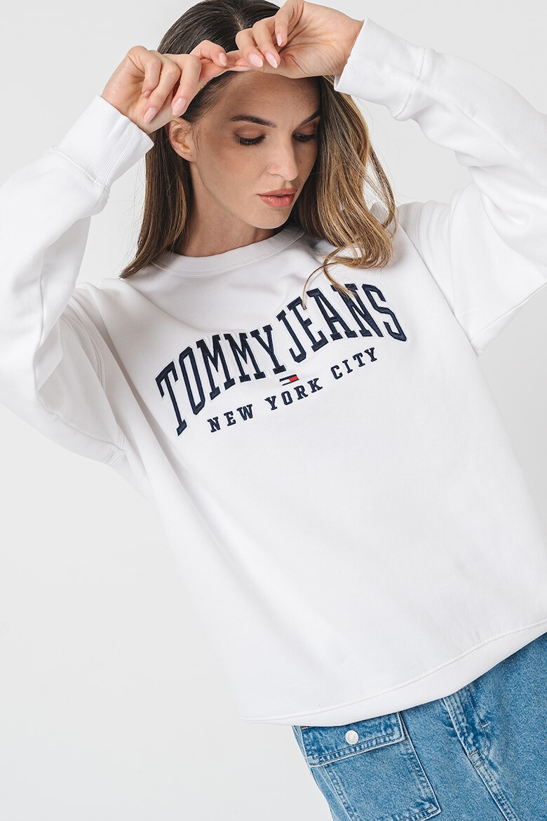 Tommy Jeans Bluza de trening lejera cu broderie logo Varsity - Pled.ro