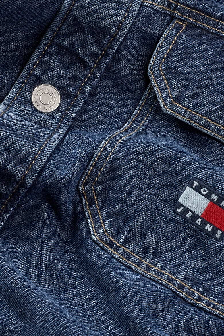 Tommy Jeans Camasa din denim cu logo - Pled.ro