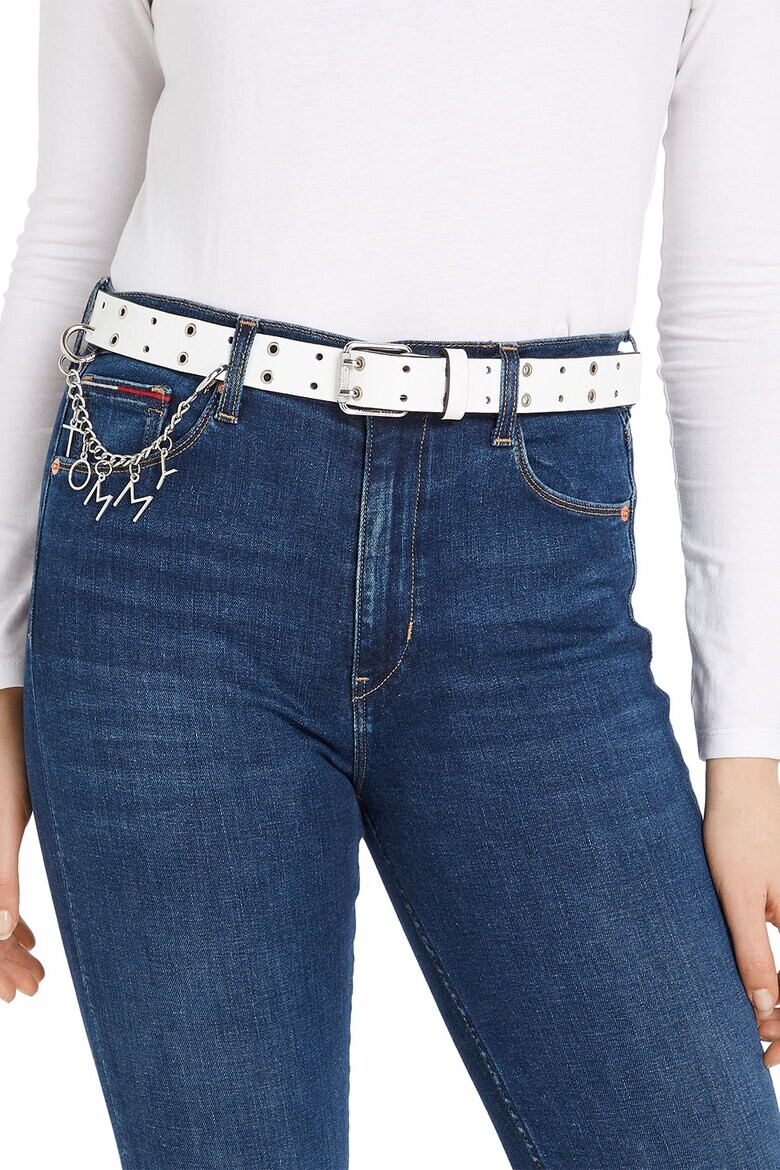 Tommy Jeans Curea de piele cu nituri - Pled.ro