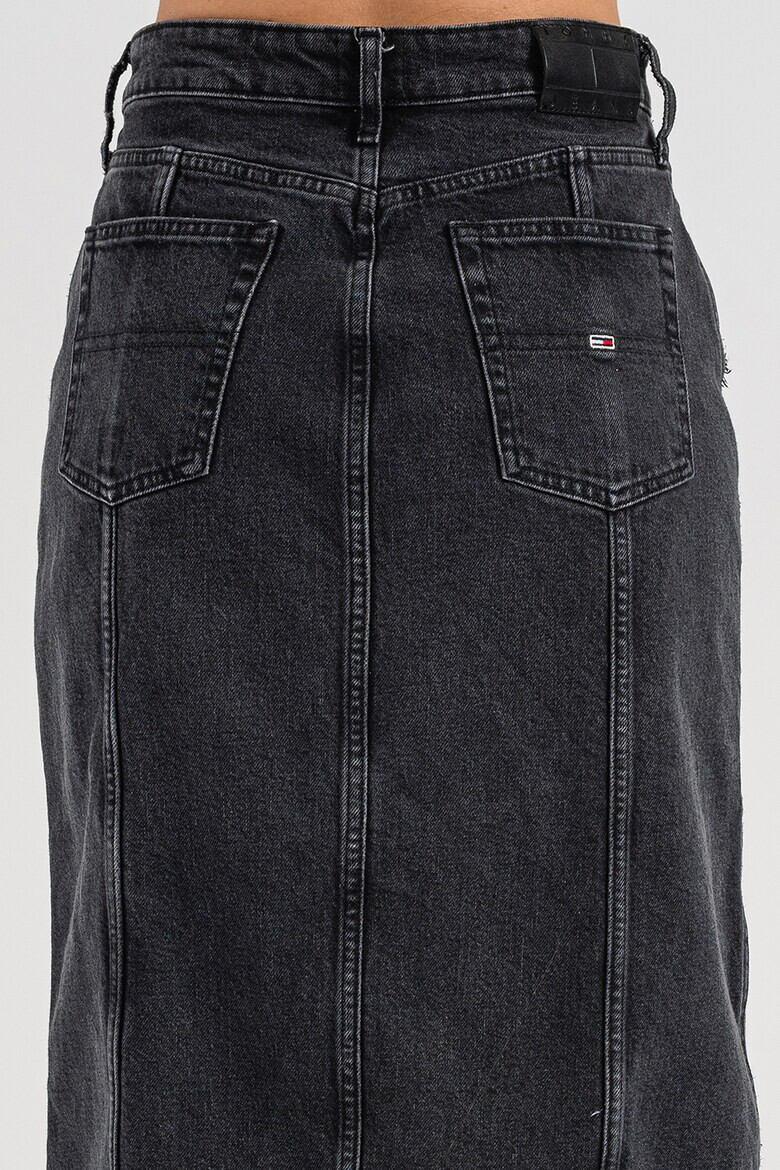 Tommy Jeans Fusta din denim cu talie inalta - Pled.ro