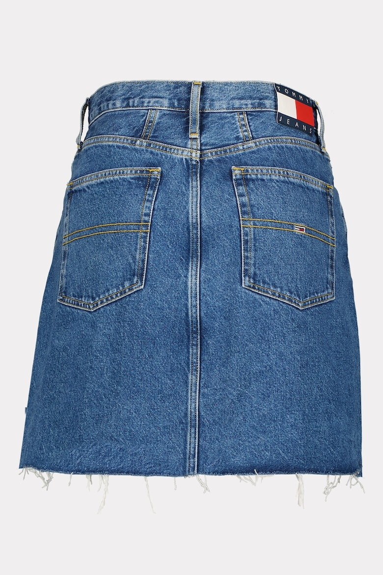 Tommy Jeans Fusta dreapta din denim - Pled.ro