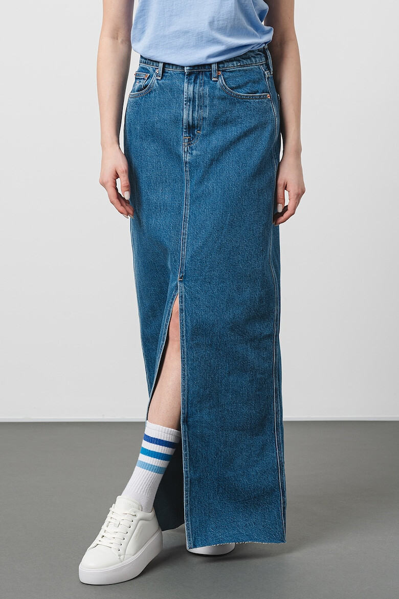 Tommy Jeans Fusta maxi de denim Claire - Pled.ro