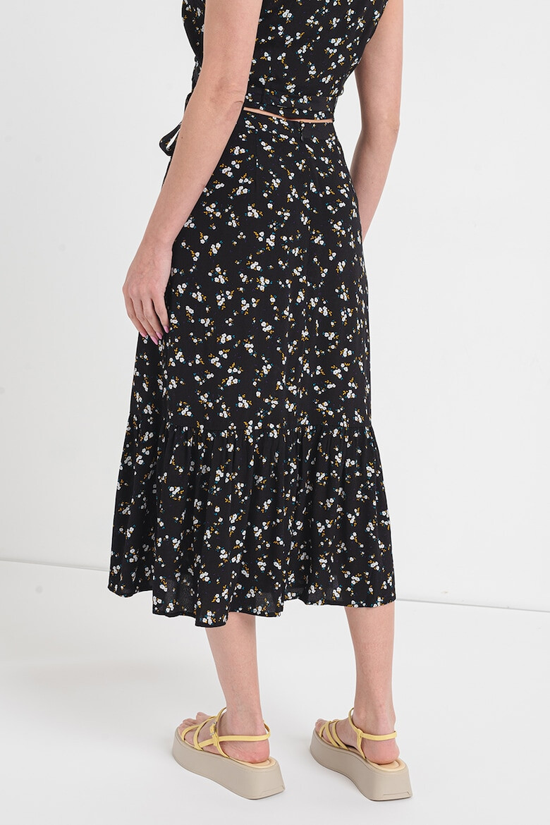 Tommy Jeans Fusta midi cu model floral si buzunare laterale - Pled.ro