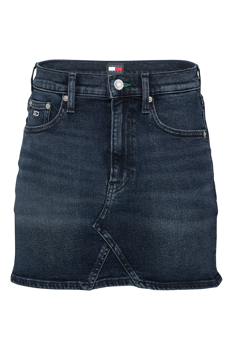 Tommy Jeans Fusta mini dreapta din denim - Pled.ro