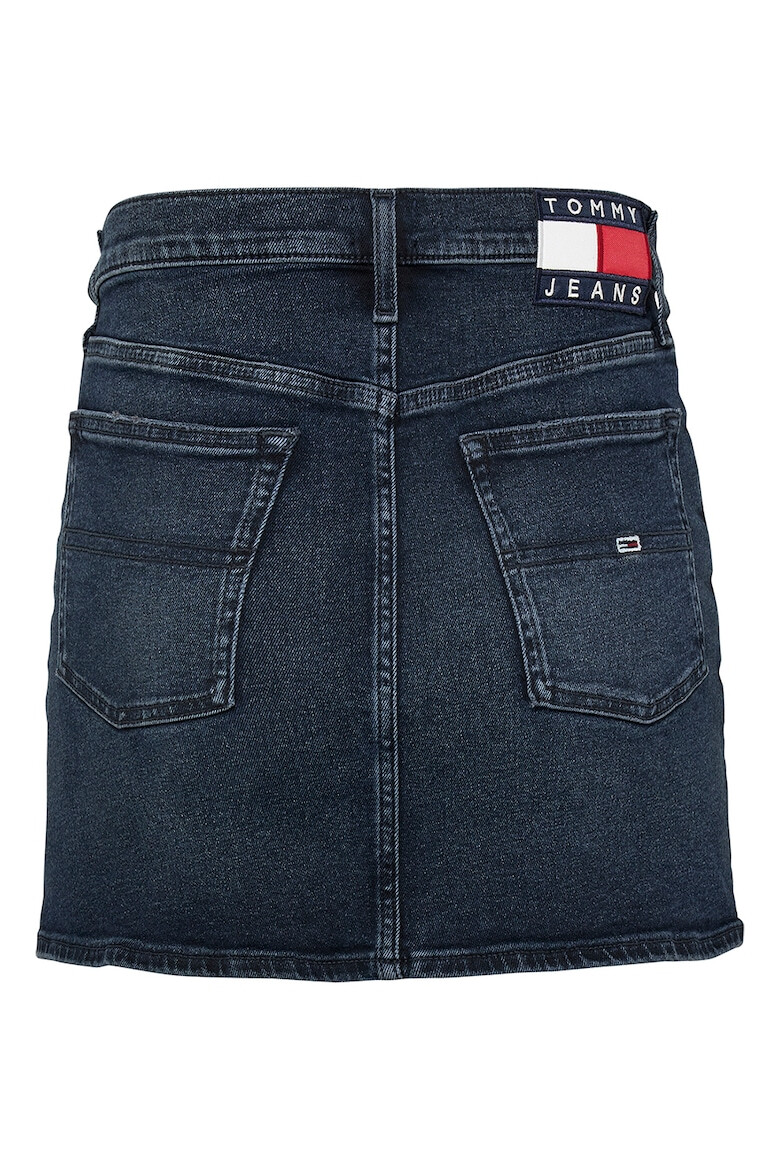 Tommy Jeans Fusta mini dreapta din denim - Pled.ro