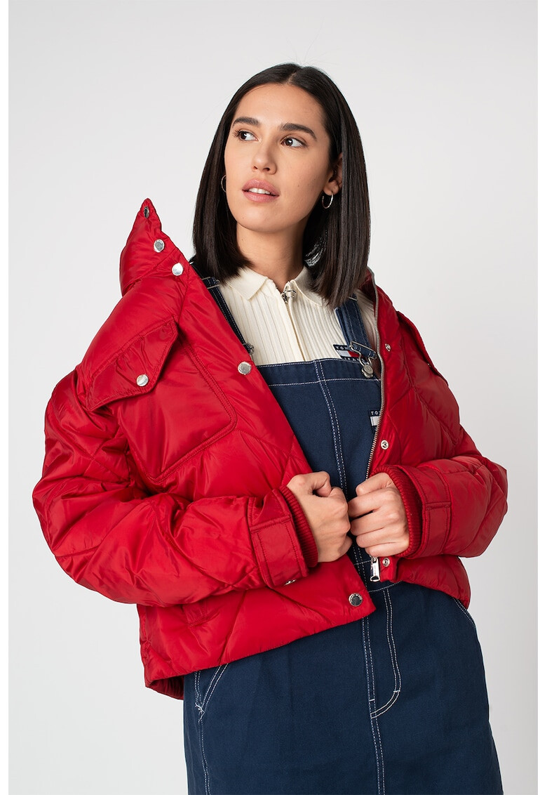 Tommy Jeans Geaca cu aspect matlasat - Pled.ro