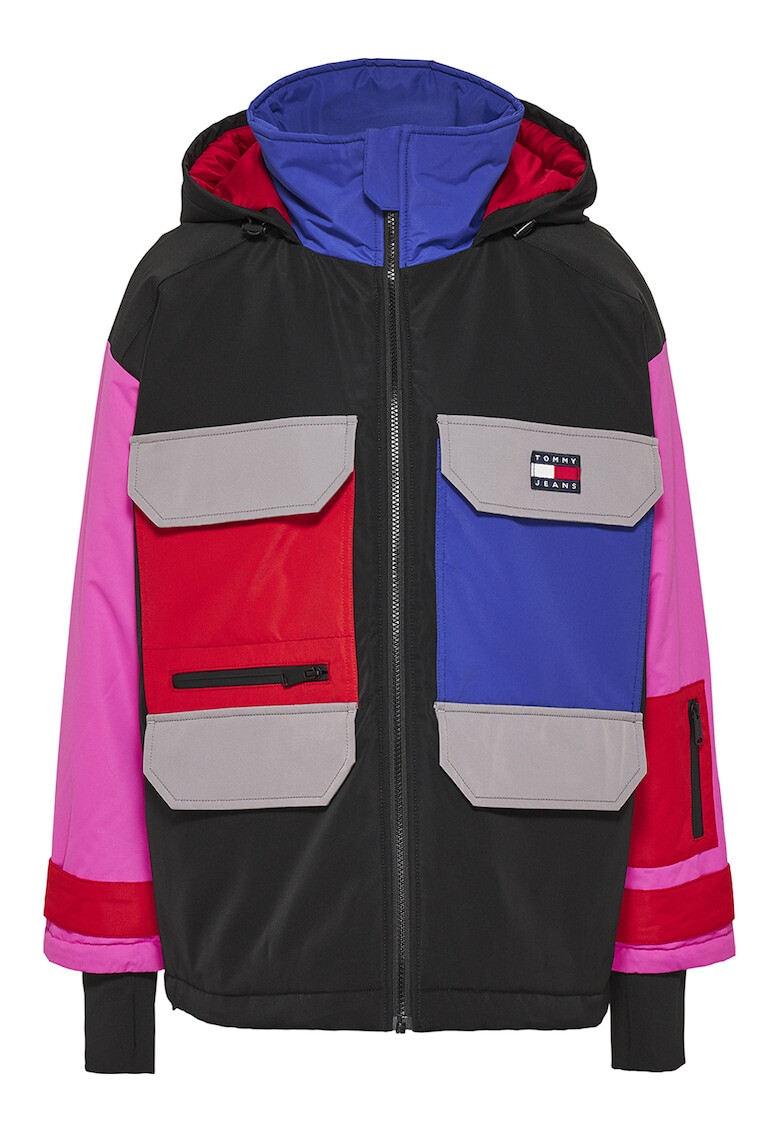 Tommy Jeans Geaca cu model colorblock - Pled.ro