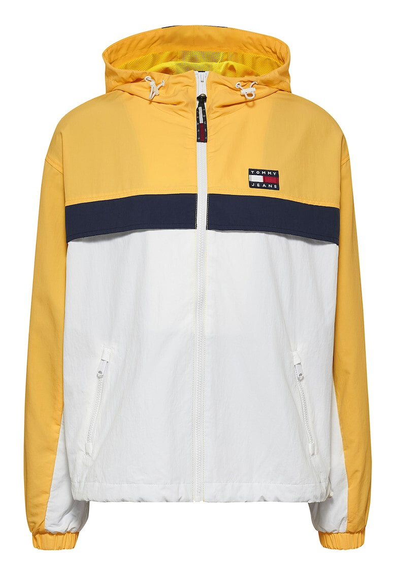 Tommy Jeans Geaca rezistenta la vant cu model colorblock - Pled.ro