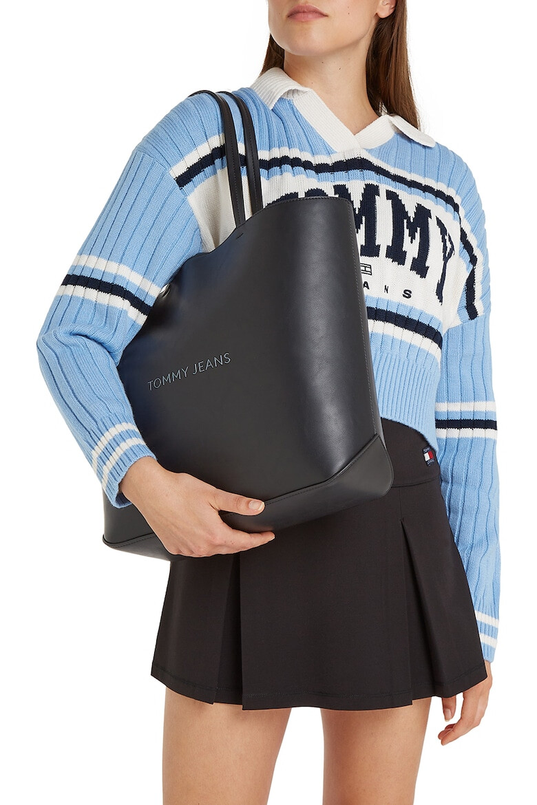 Tommy Jeans Geanta shopper de piele - Pled.ro