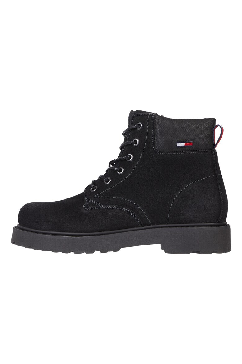 Tommy Jeans Ghete de piele intoarsa - Pled.ro