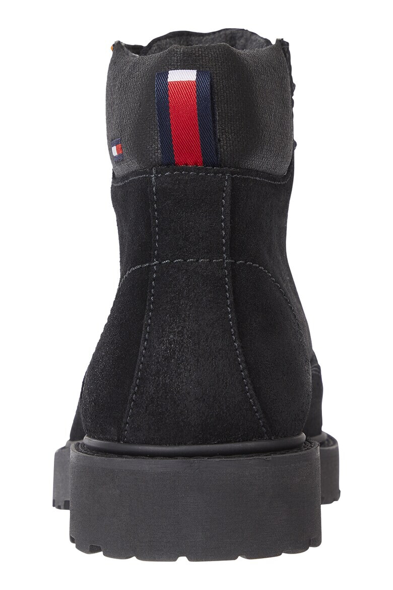 Tommy Jeans Ghete de piele intoarsa - Pled.ro