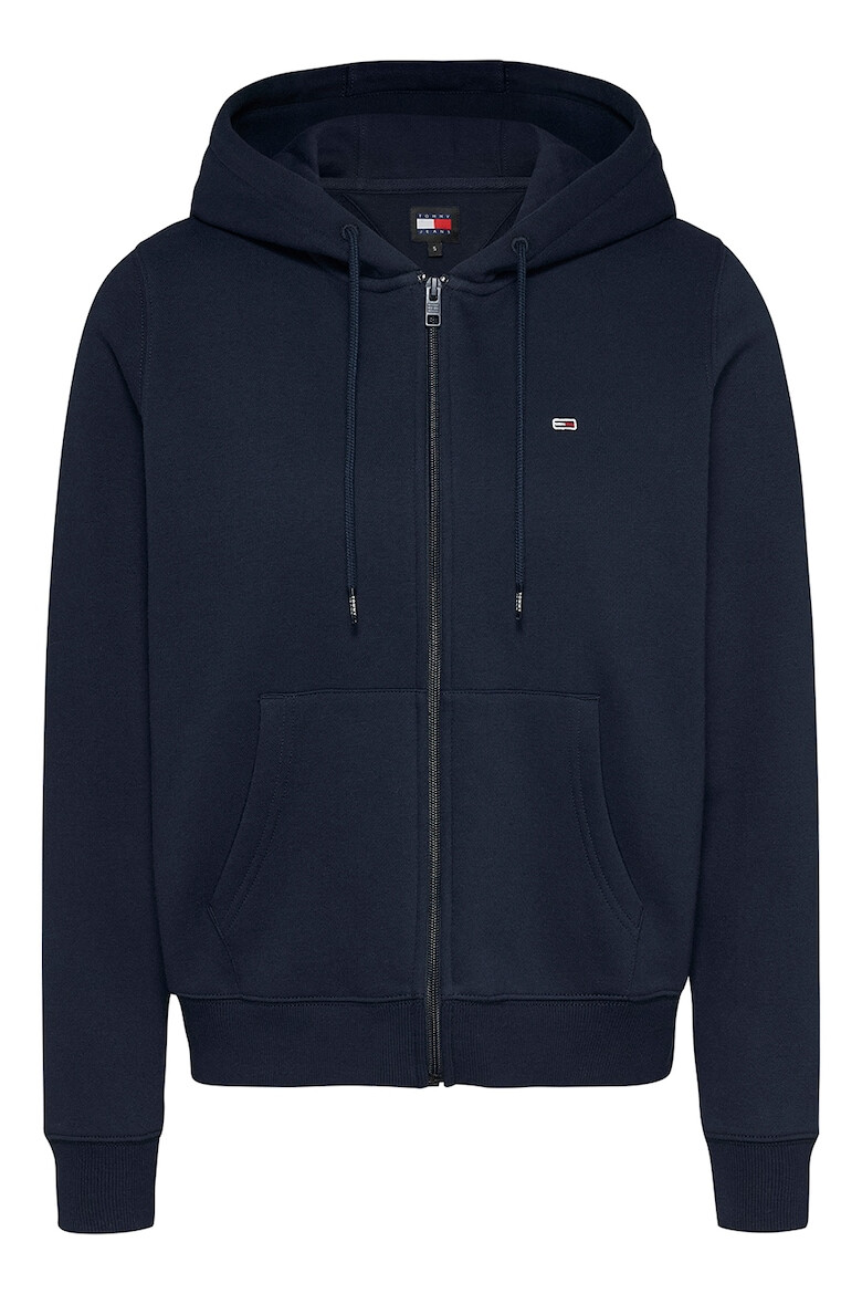 Tommy Jeans Hanorac din amestec de bumbac cu fermoar - Pled.ro