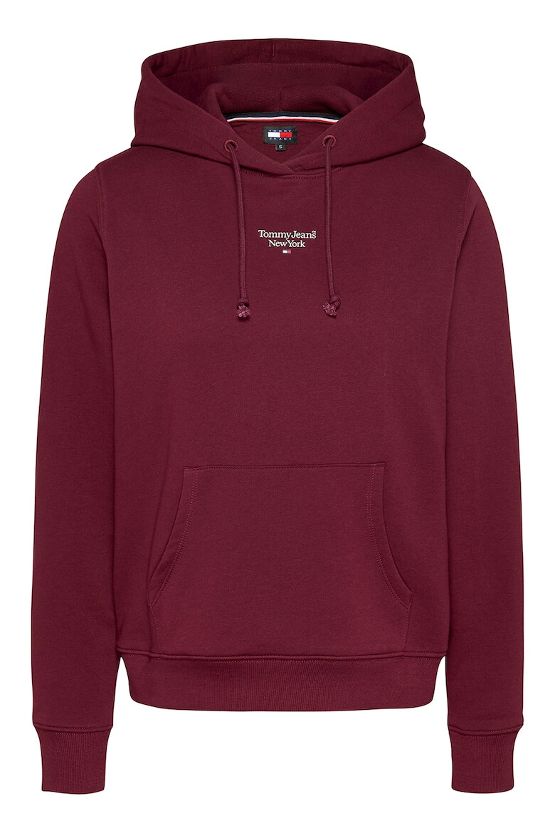 Tommy Jeans Hanorac din amestec de bumbac organic cu buzunar kangaroo - Pled.ro