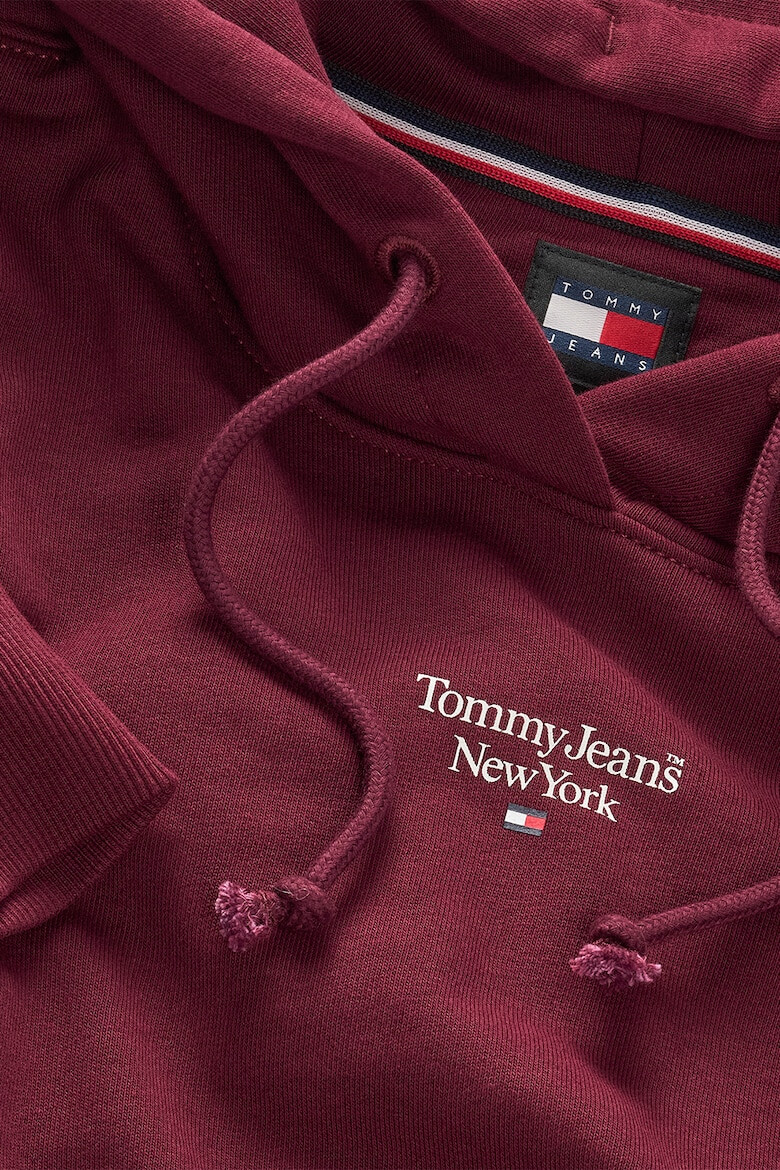 Tommy Jeans Hanorac din amestec de bumbac organic cu buzunar kangaroo - Pled.ro