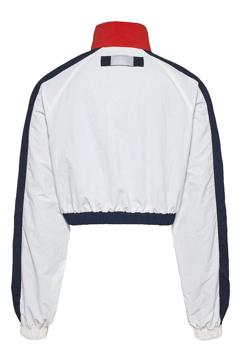 Tommy Jeans Jacheta crop colorblock - Pled.ro