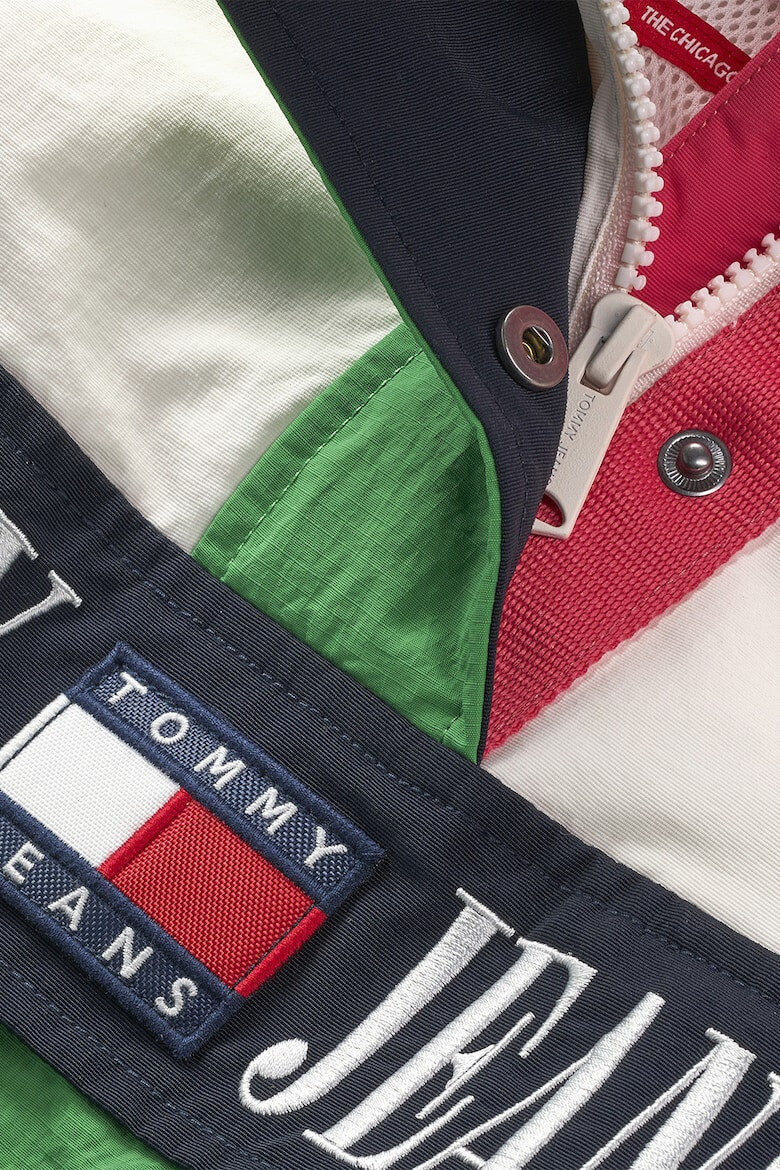 Tommy Jeans Jacheta cu gluga si logo brodat - Pled.ro