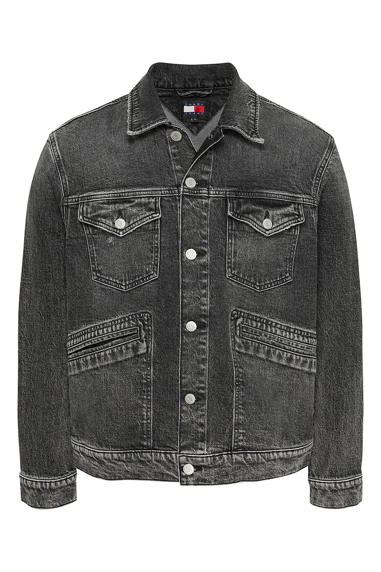 Tommy Jeans Jacheta de denim cu buzunare frontale - Pled.ro