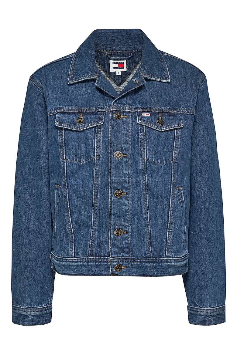 Tommy Jeans Jacheta de denim cu nasturi - Pled.ro