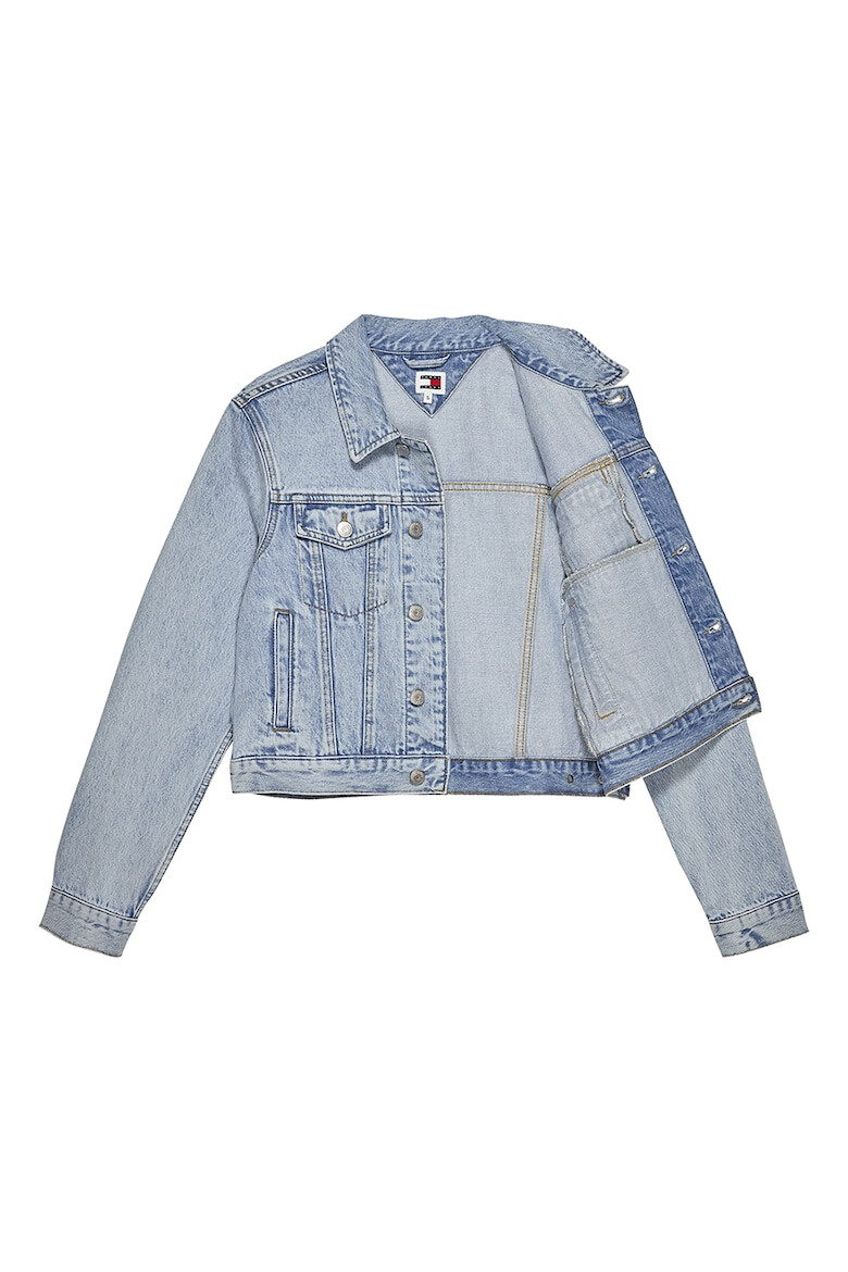 Tommy Jeans Jacheta din denim cu aspect decolorat - Pled.ro