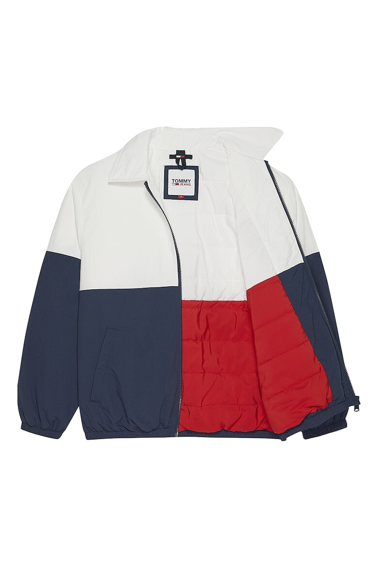 Tommy Jeans Jacheta relaxed fit cu logo supradimensionat - Pled.ro