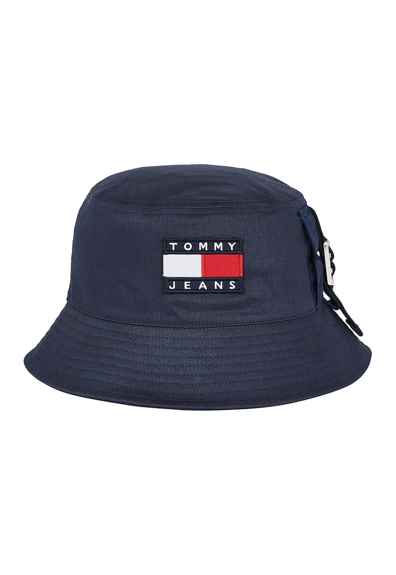 Tommy Jeans Palarie bucket de bumbac organic cu aplicatie logo - Pled.ro