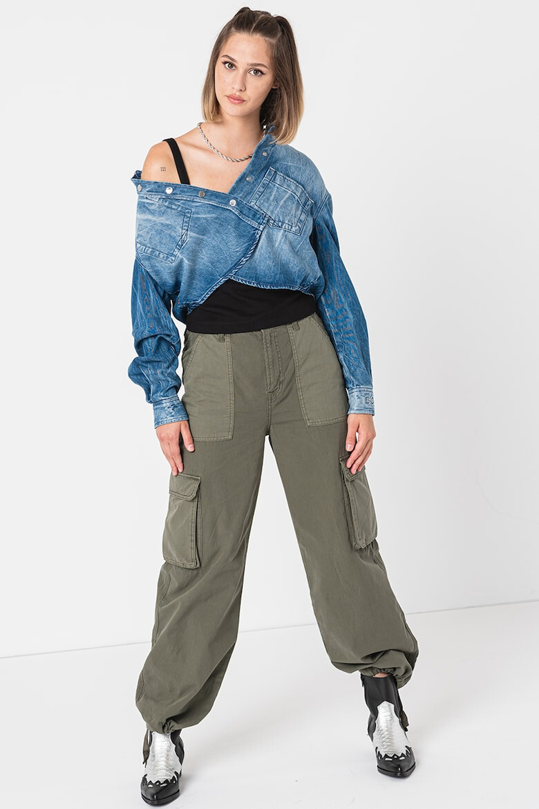 Tommy Jeans Pantaloni cargo cu terminati ajustabila Claire - Pled.ro