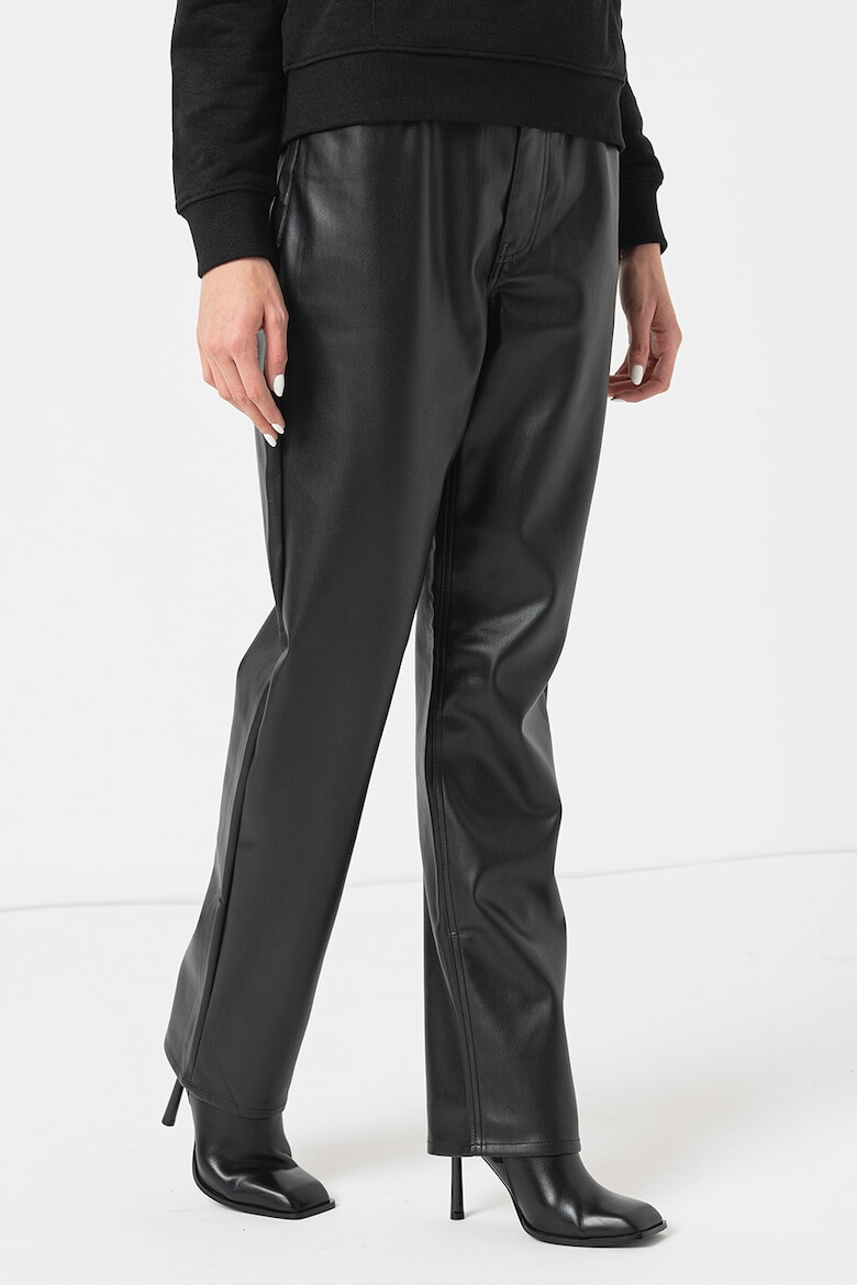 Tommy Jeans Pantaloni de piele ecologica Julie - Pled.ro