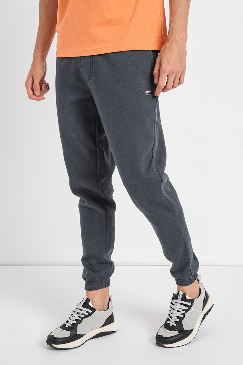 Tommy Jeans Pantaloni de trening cu snur in tale Flag - Pled.ro