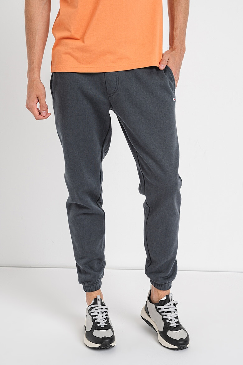 Tommy Jeans Pantaloni de trening cu snur in tale Flag - Pled.ro