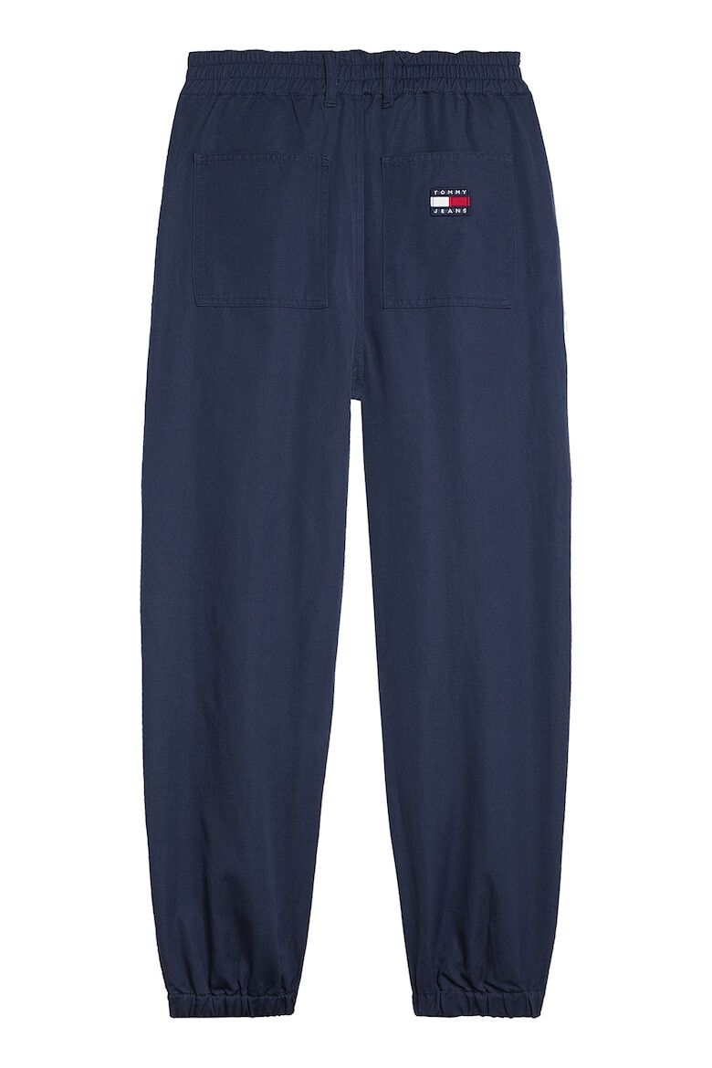 Tommy Jeans Pantaloni din amestec de bumbac organic si in - Pled.ro