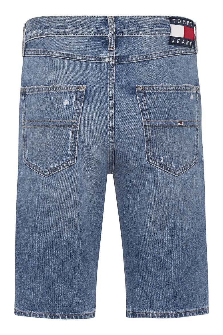 Tommy Jeans Pantaloni scurti drepti de denim - Pled.ro