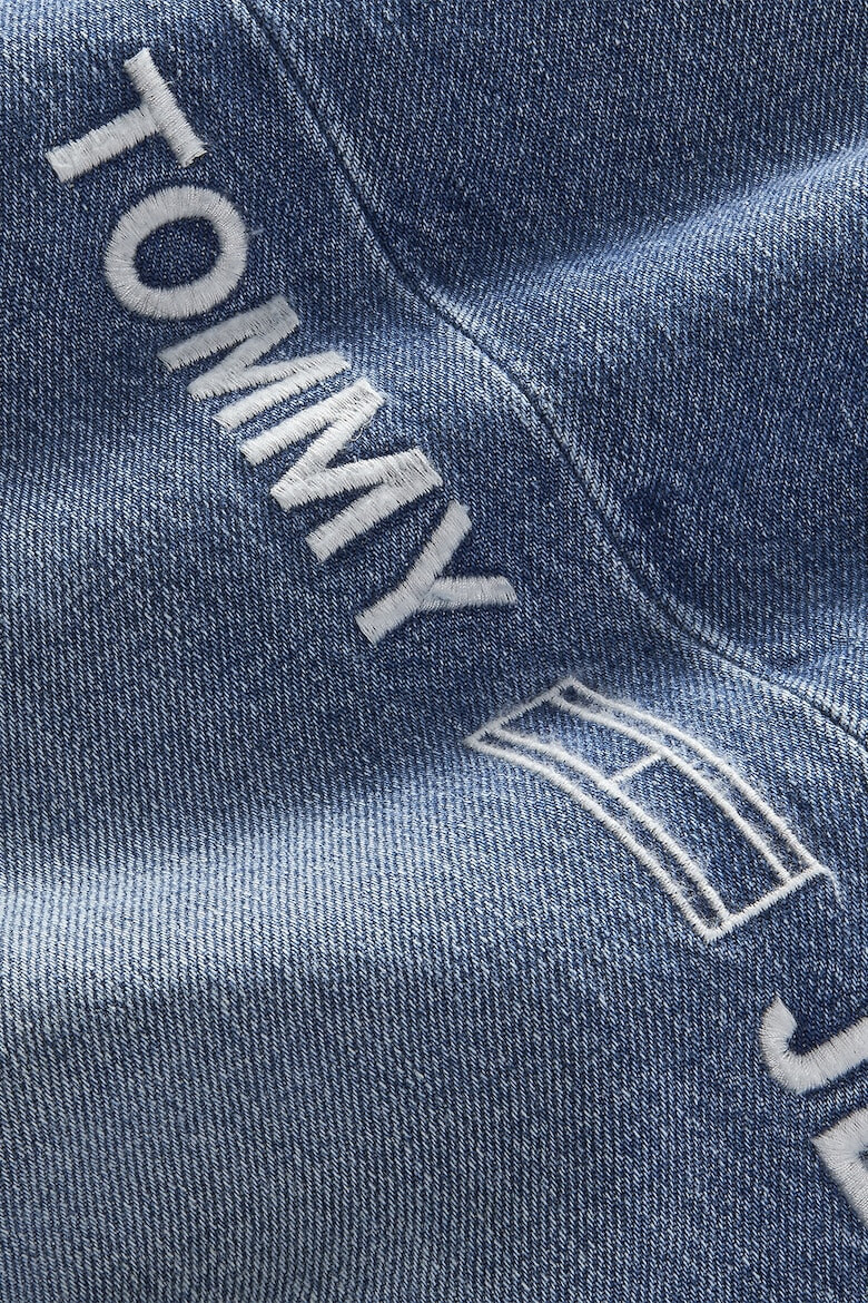 Tommy Jeans Pantaloni scurti drepti de denim - Pled.ro