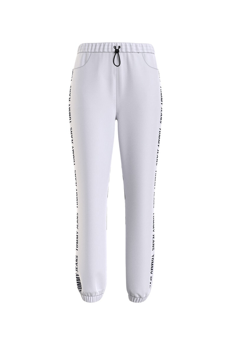 Tommy Jeans Pantaloni sport relaxed fit cu benzi laterale cu imprimeu logo - Pled.ro