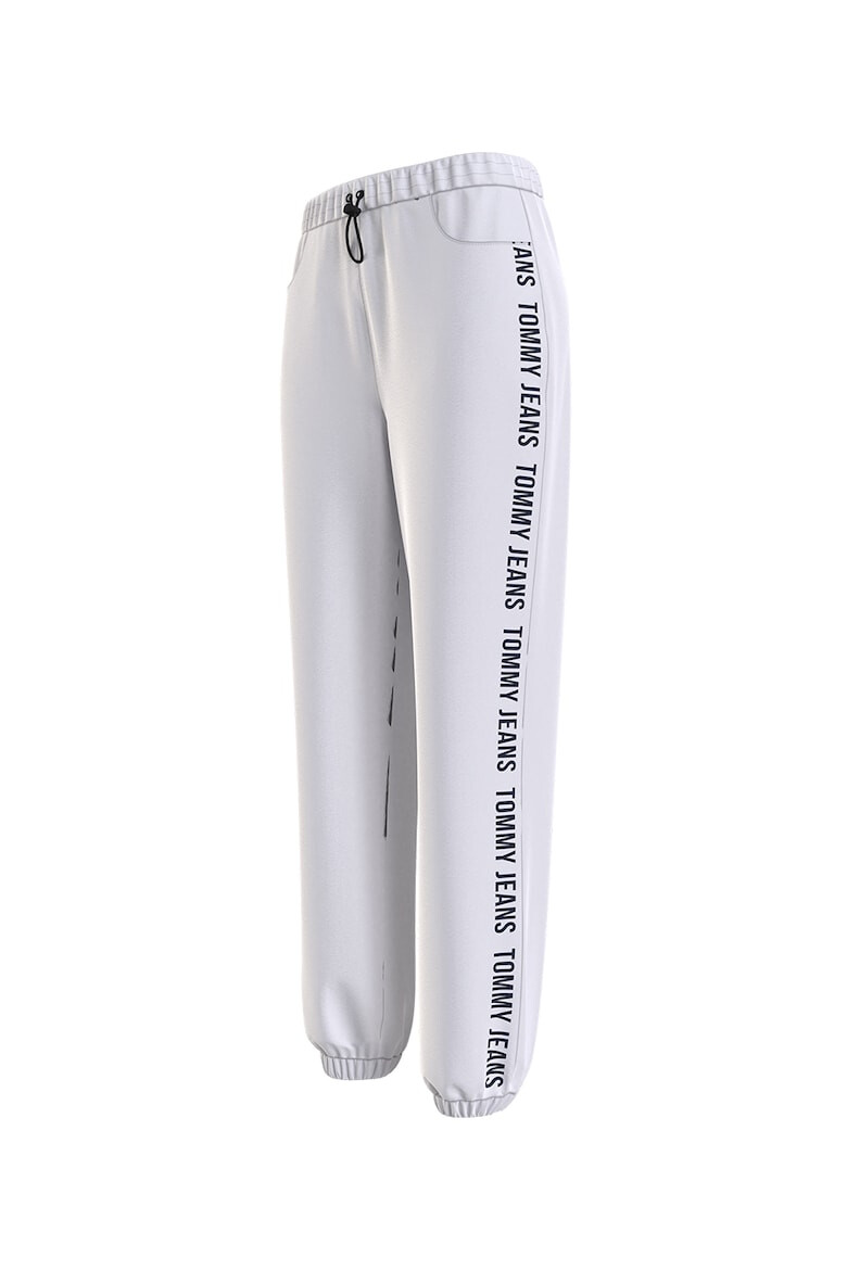 Tommy Jeans Pantaloni sport relaxed fit cu benzi laterale cu imprimeu logo - Pled.ro