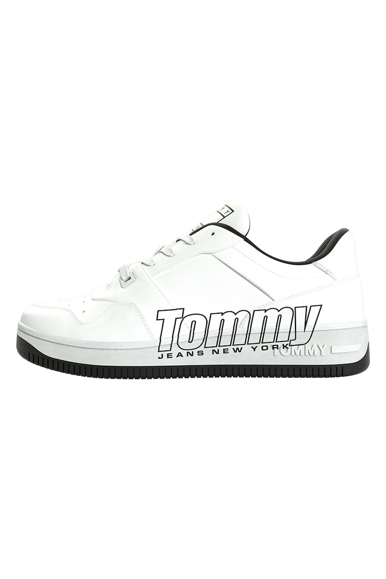 Tommy Jeans Pantofi sport de piele cu imprimeu logo - Pled.ro