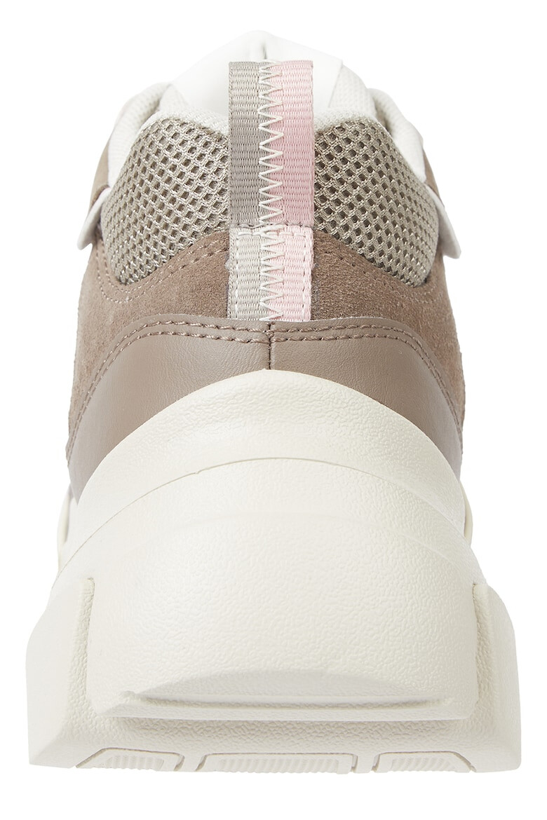 Tommy Jeans Pantofi sport de piele cu insertii de plasa - Pled.ro