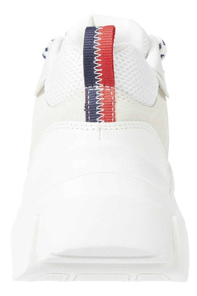 Tommy Jeans Pantofi sport de piele cu insertii de plasa - Pled.ro