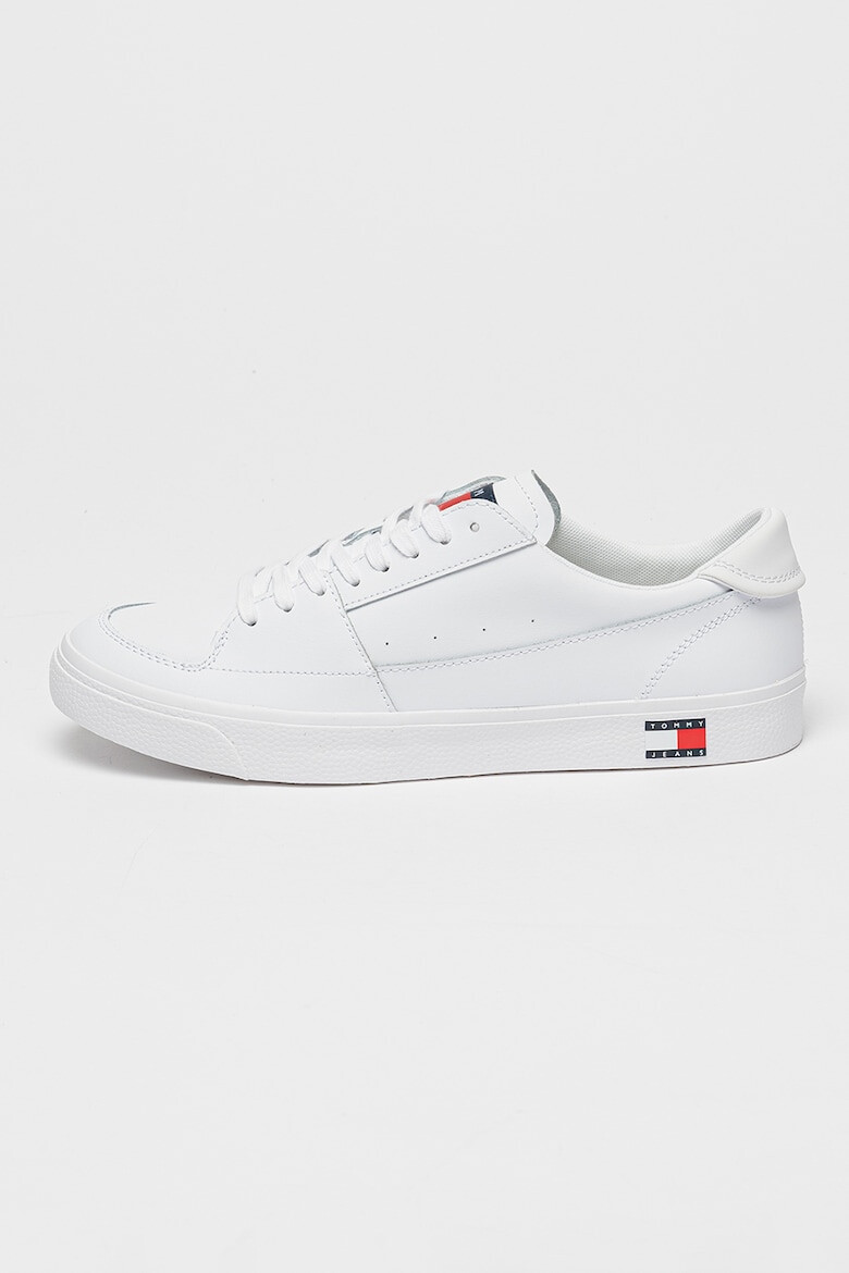 Tommy Jeans Pantofi sport de piele cu logo - Pled.ro