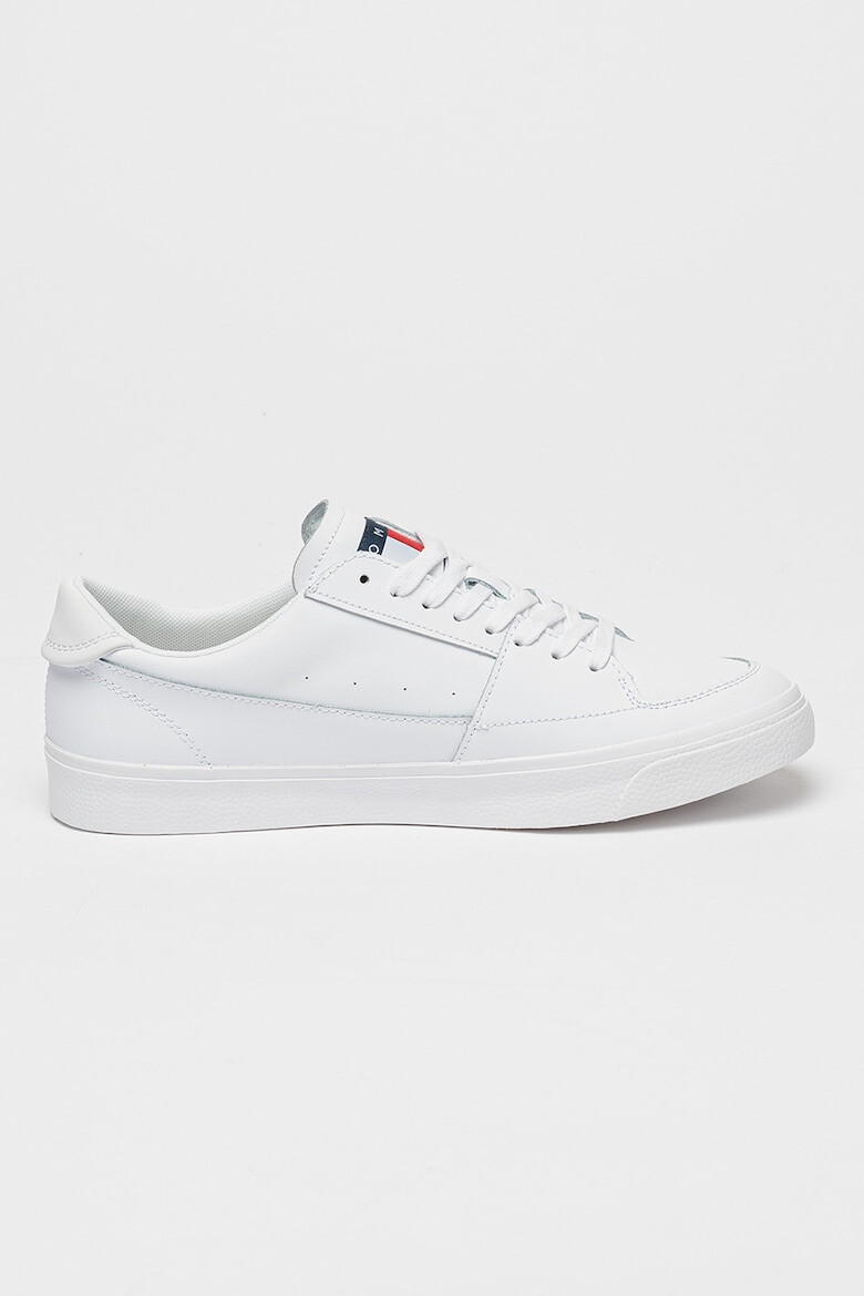 Tommy Jeans Pantofi sport de piele cu logo - Pled.ro