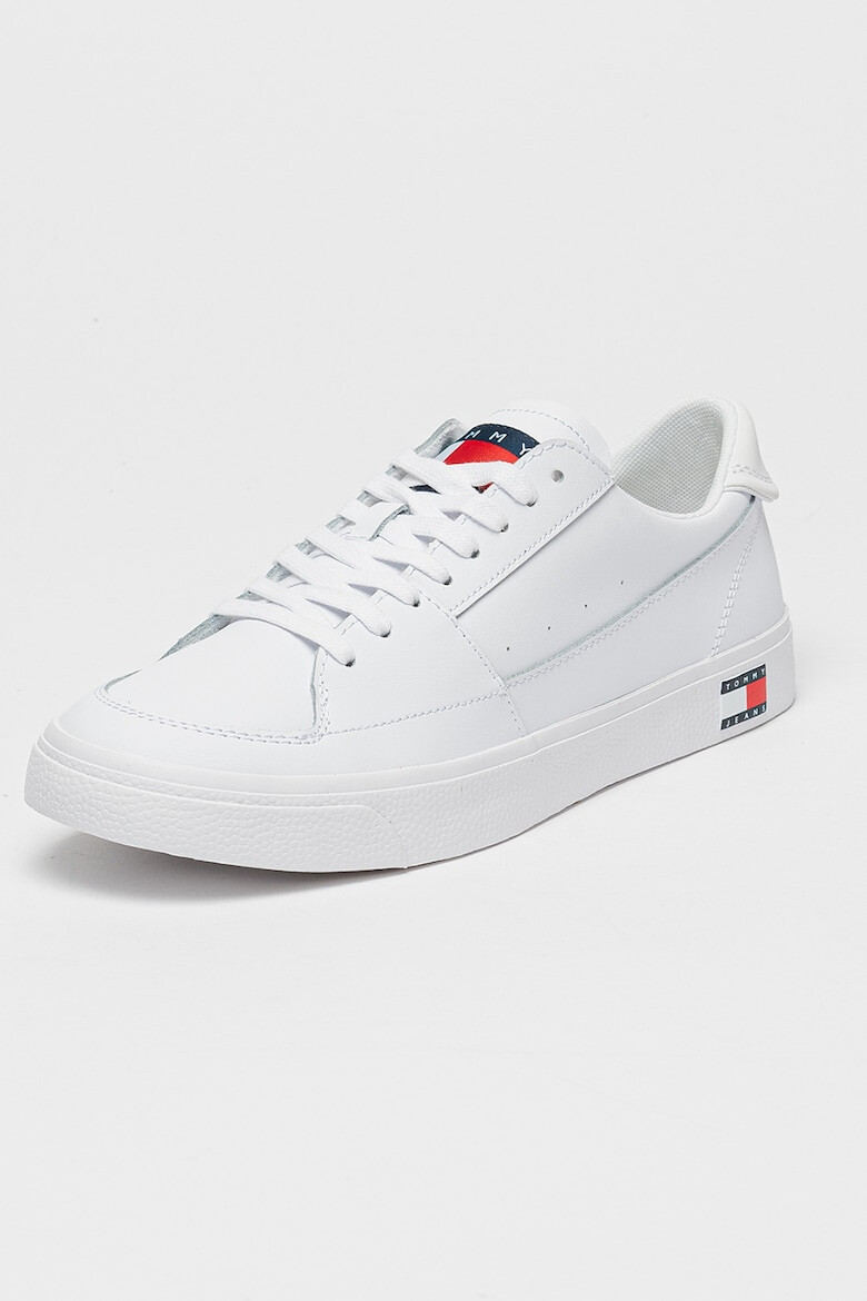 Tommy Jeans Pantofi sport de piele cu logo - Pled.ro