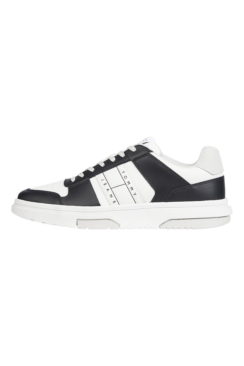 Tommy Jeans Pantofi sport de piele cu logo - Pled.ro