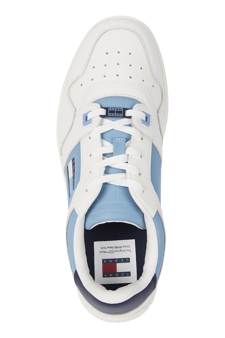 Tommy Jeans Pantofi sport de piele cu model colorblock - Pled.ro