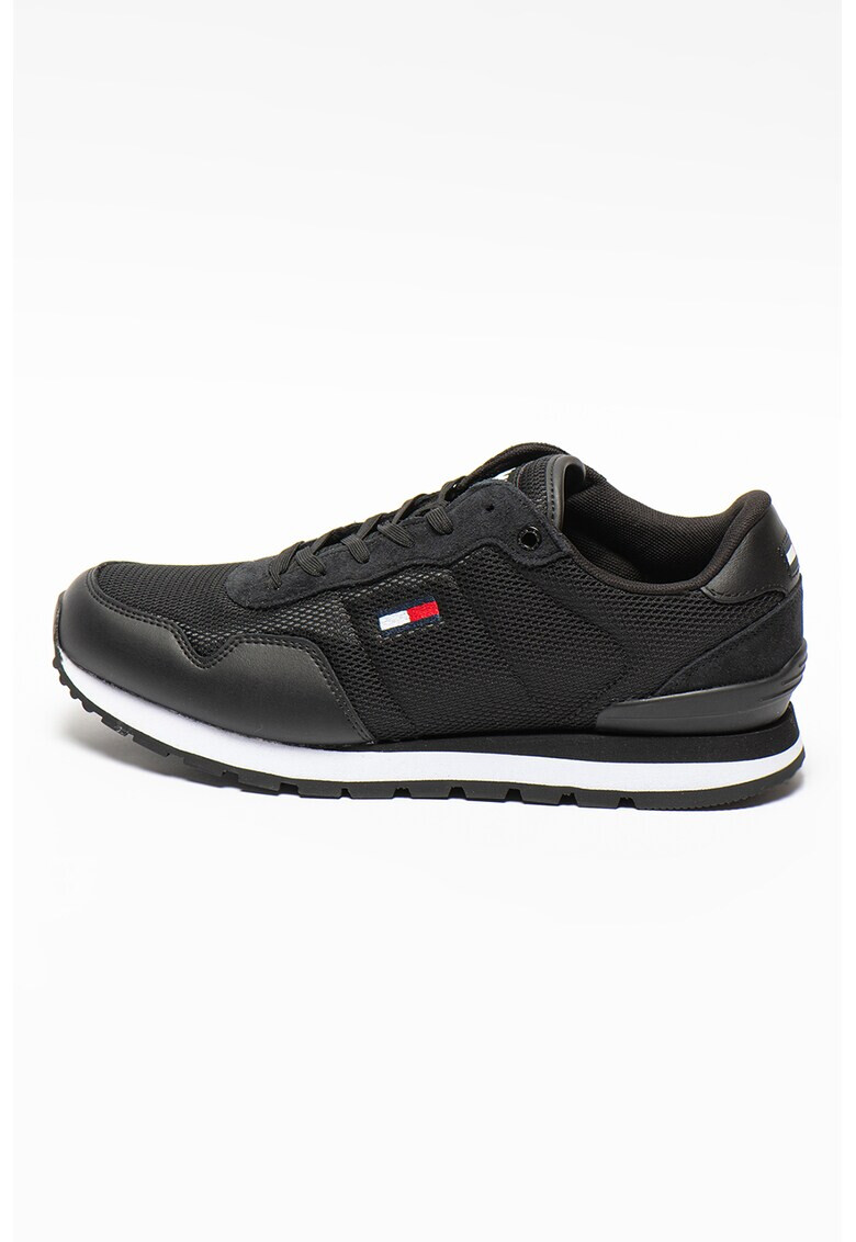 Tommy Jeans Pantofi sport de plasa cu insertii de piele Mix Runner - Pled.ro