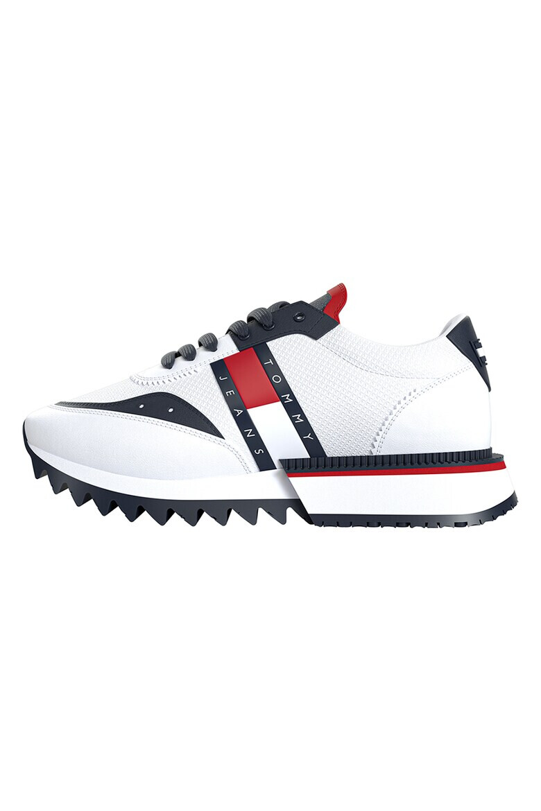 Tommy Jeans Pantofi sport din piele si piele ecologica cu detalii logo contrastante - Pled.ro