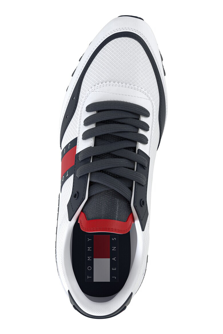 Tommy Jeans Pantofi sport din piele si piele ecologica cu detalii logo contrastante - Pled.ro