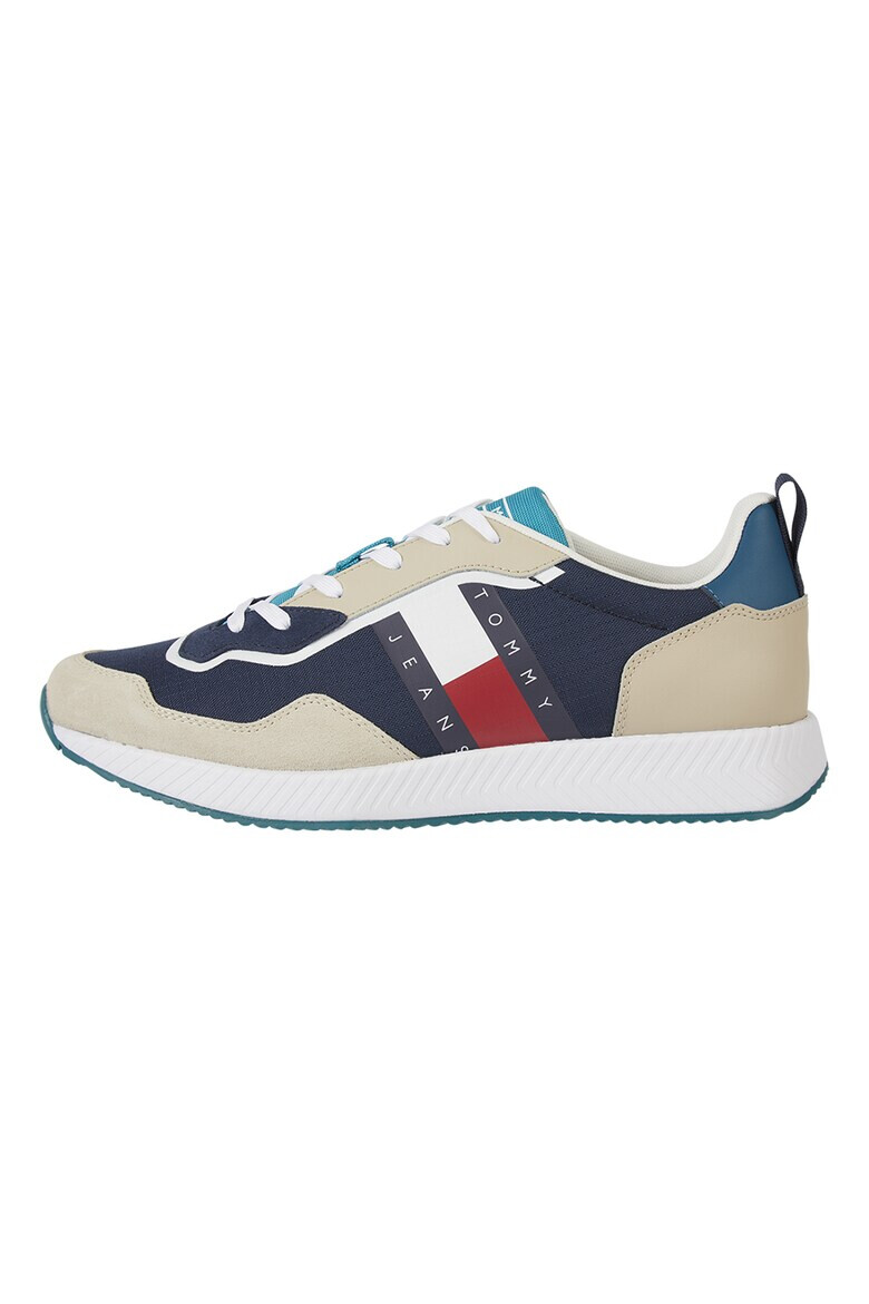 Tommy Jeans Pantofi sport low-cut cu garnituri de piele si piele intoarsa - Pled.ro