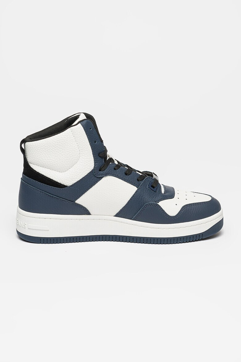 Tommy Jeans Pantofi sport mid-high de piele cu detalii contrastante - Pled.ro