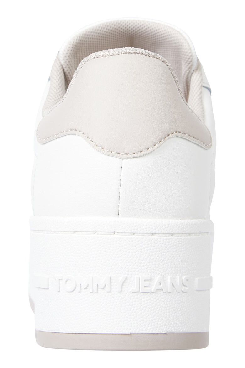 Tommy Jeans Pantofi sport wedge de piele cu detalii de piele ecologica - Pled.ro