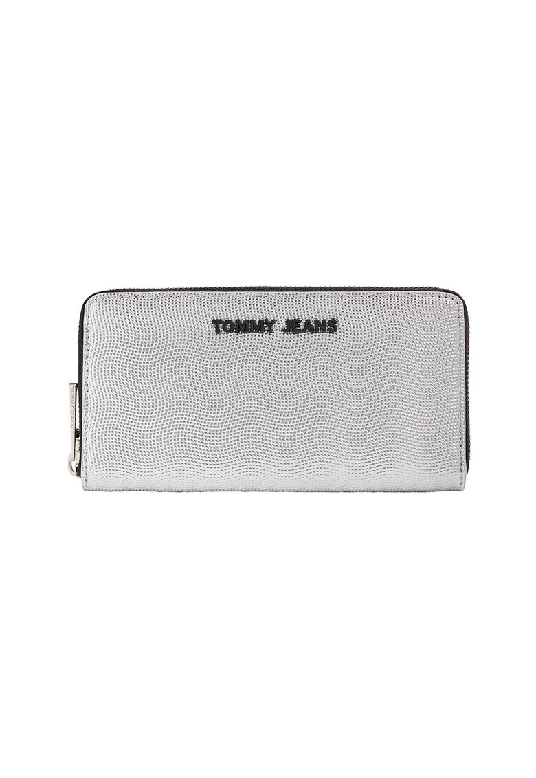 Tommy Jeans Portofel de piele ecologica cu aspect metalizat - Pled.ro