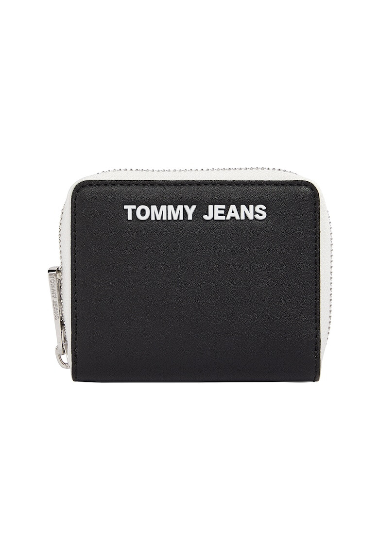 Tommy Jeans Portofel de piele ecologica cu fermoar si logo - Pled.ro